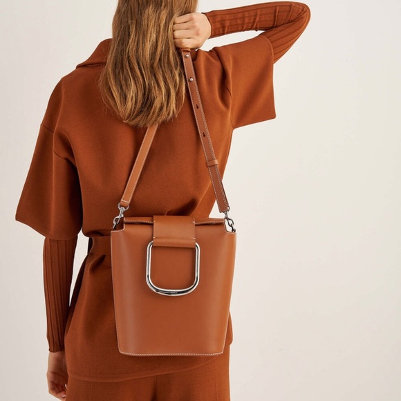 Oroton Bags Oroton Cole Bucket Bag In Cognac New Poshmark